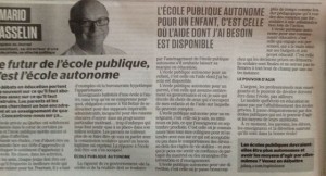 La question reste entière, qu'elle sera l'école de demain