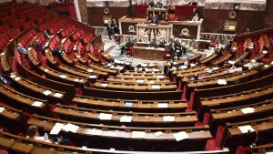 L'Assemblée nationale lors du vote de la prolongation de l'état d'urgence.